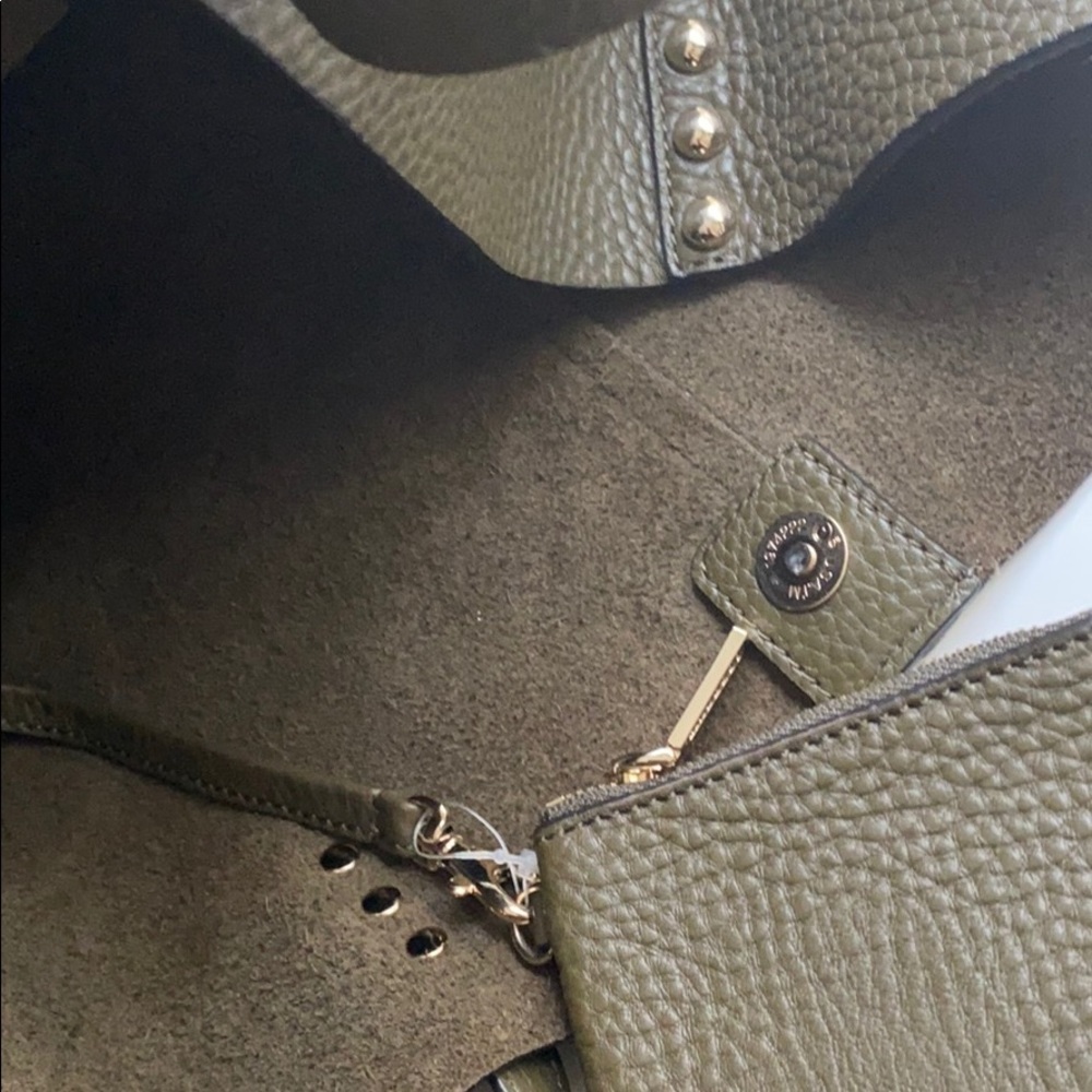 Rebecca minkoff navy green shoulder bag - Picture 7 of 7